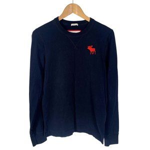 Abercrombie & Fitch Muscle Fit Long Sleeve Moose T-Shirt Size Large